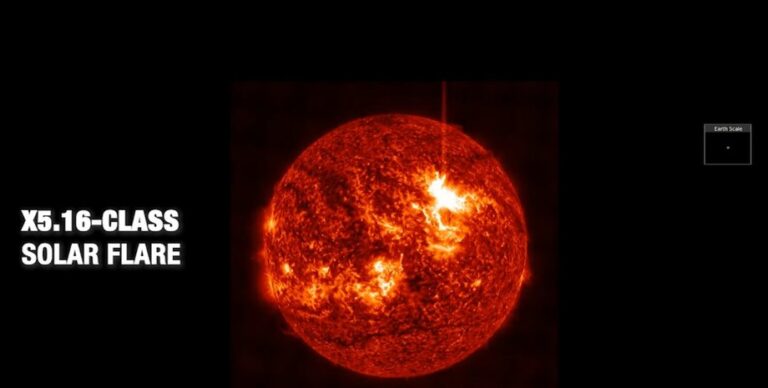 Самая мощная вспышка на Солнце: NASA пришлось спасать российских астронавтов на МКС (видео)»>