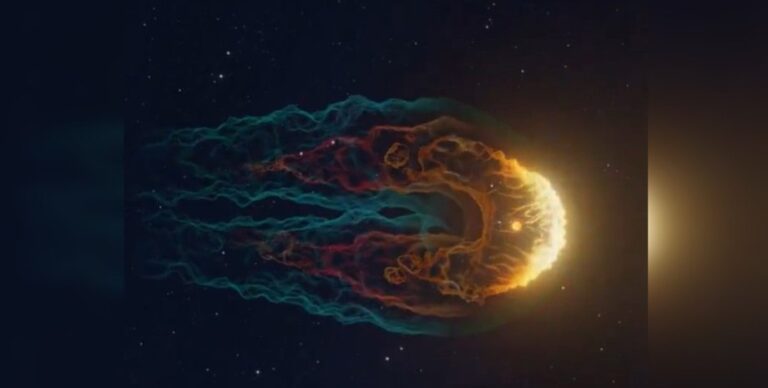 Солнечная система – это начинка «космического круассана»: показана новая модель гелиосферы (видео)»>