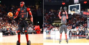 Toyota научила робота-гуманоида с ИИ играть в баскетбол: установил мировой рекорд (видео)»>