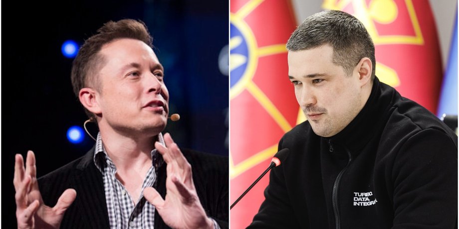 Илон Маск и Михаил Федоров